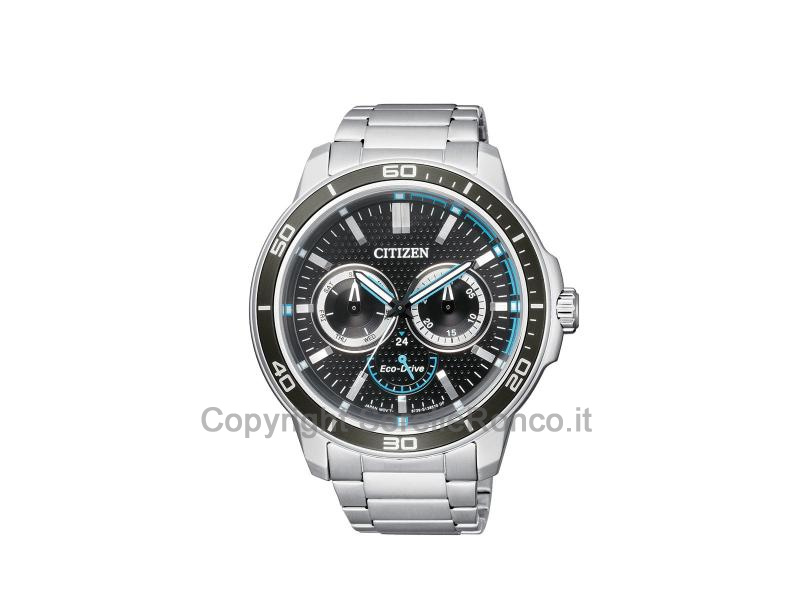 CITIZEN  MARINE 46MM ACCIAIO/NERO